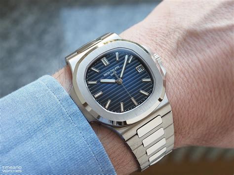 patek philippe nautilus wrist shot|Patek Philippe .